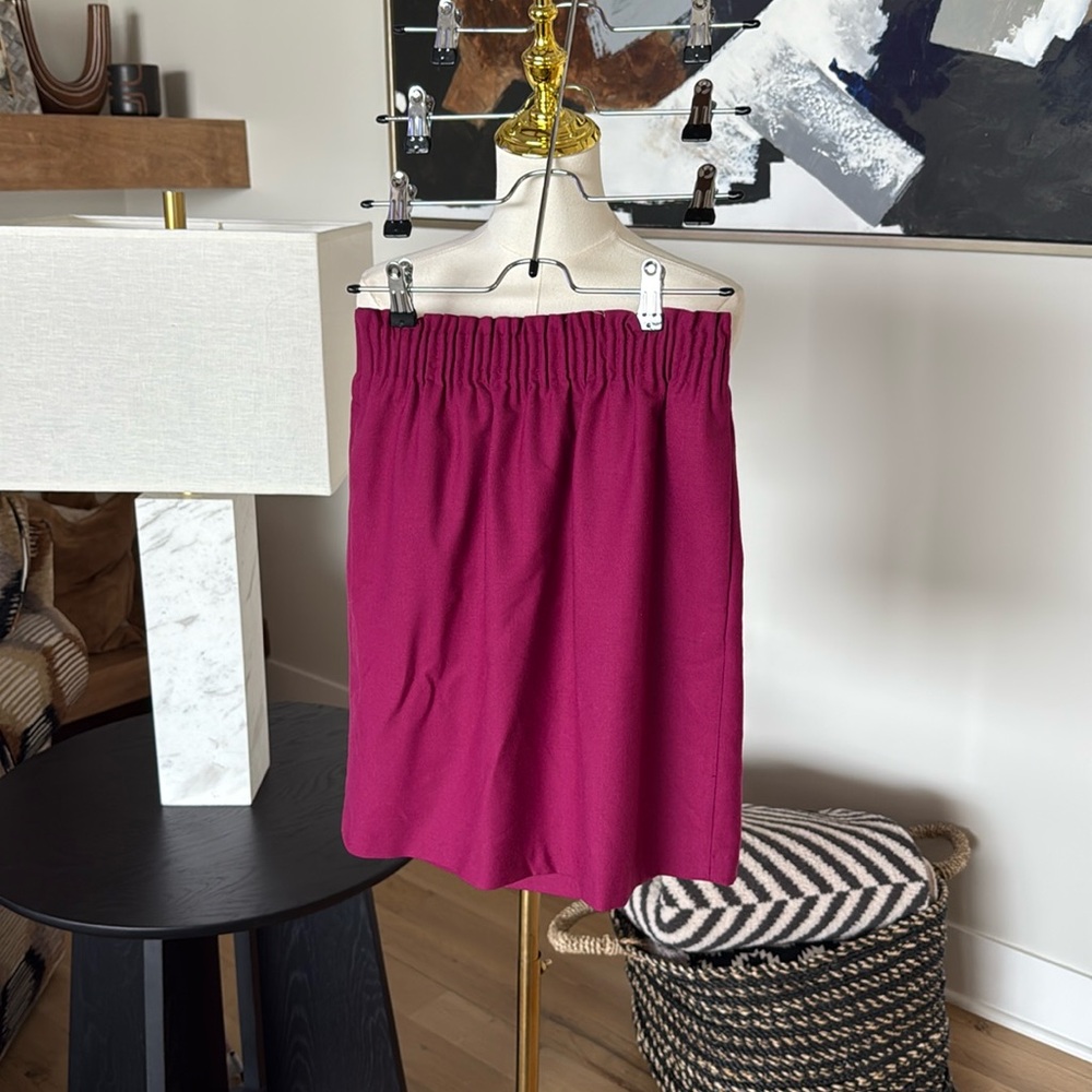 JCREW Factory Wool Blend Sidewalk Skirt